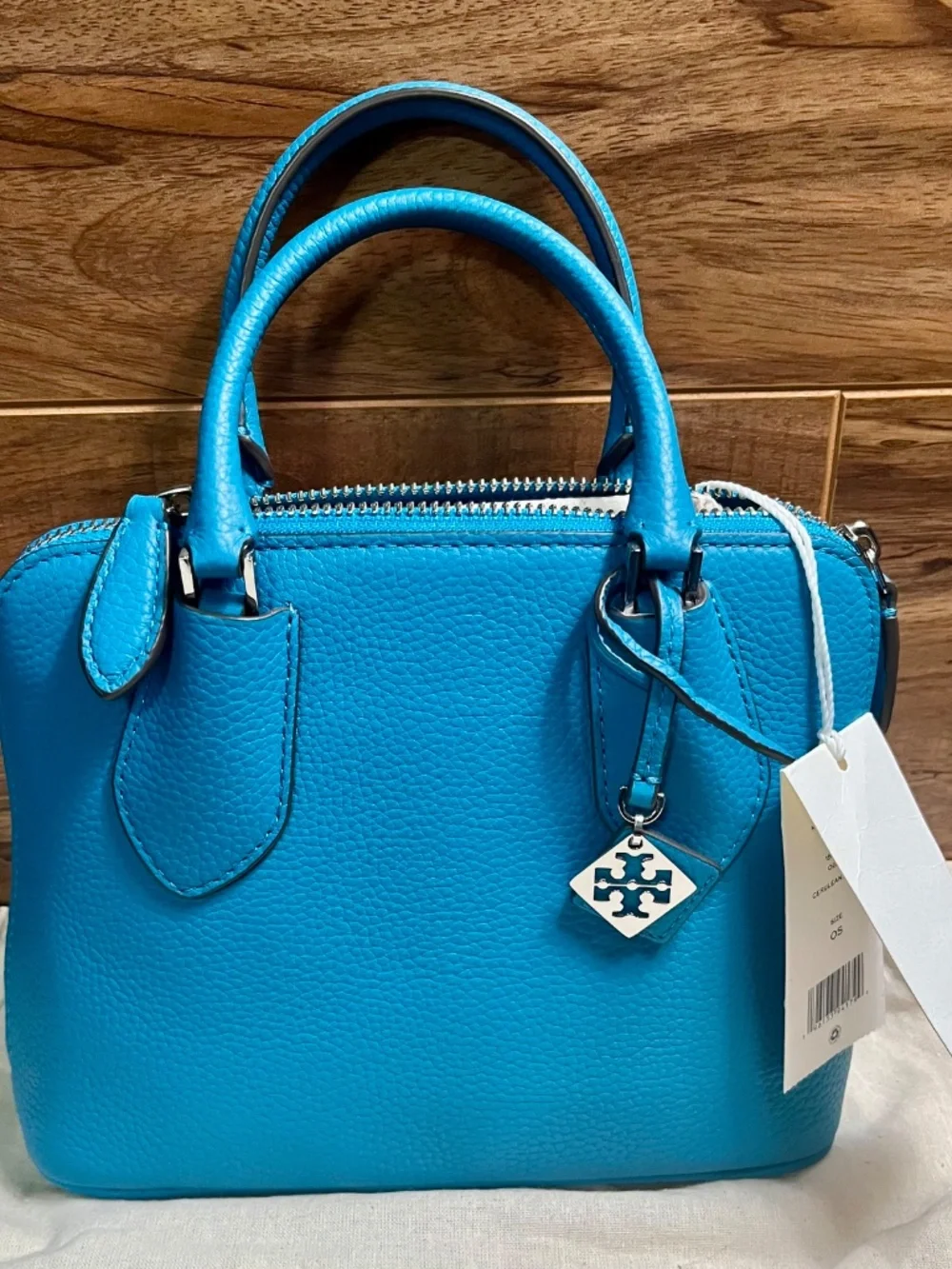 Tory Burch - Mini Swing Satchel - Cerulean - MSRP $398 - Never Used - NWT
